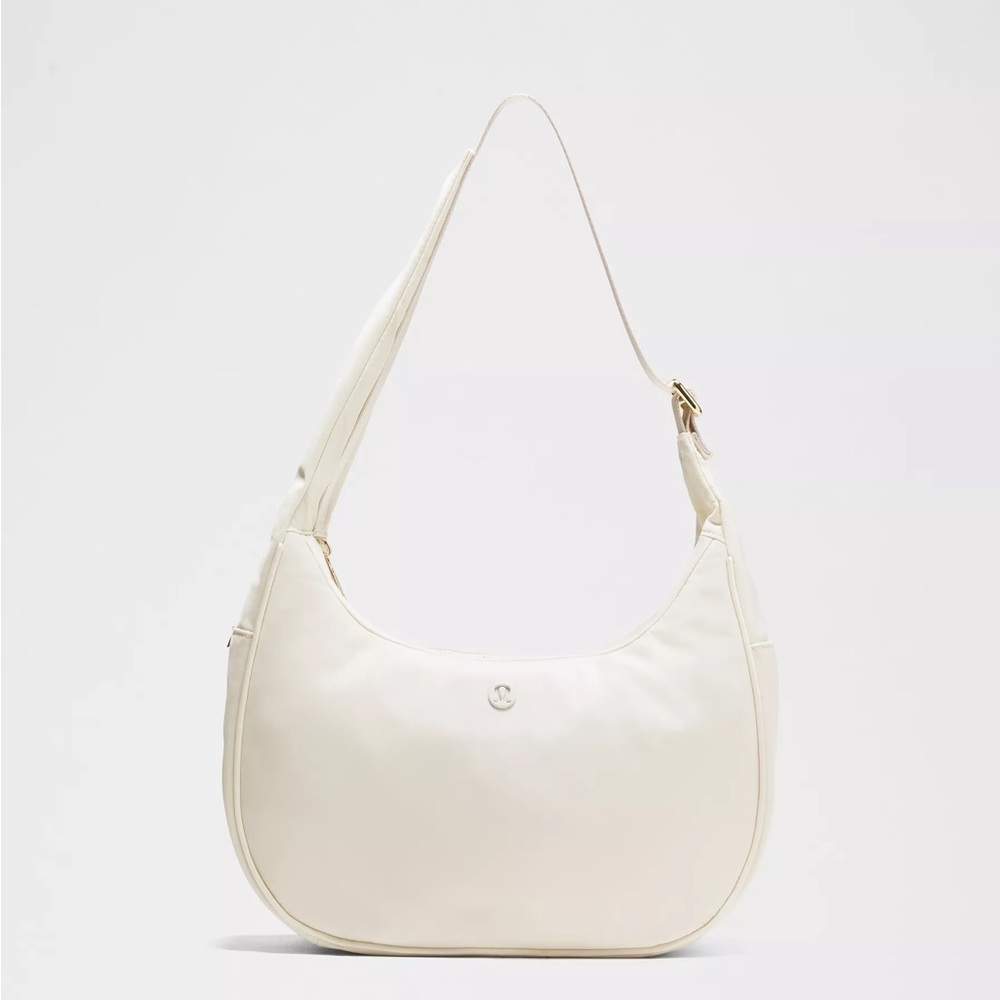 lululemon athletica Cream Crescent Shoulder Bag